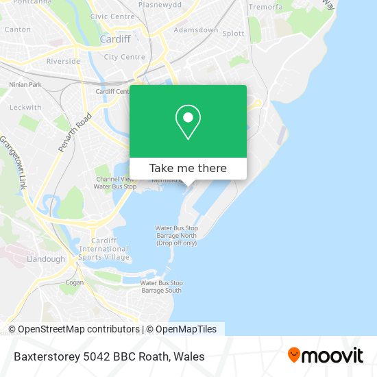 Baxterstorey 5042 BBC Roath map