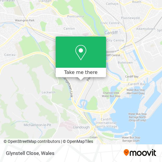 Glynstell Close map