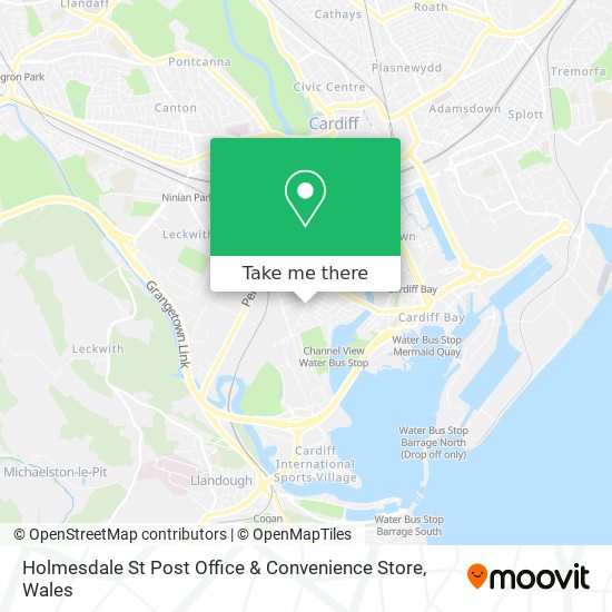 Holmesdale St Post Office & Convenience Store map