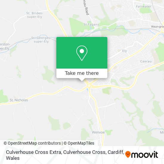 Culverhouse Cross Extra, Culverhouse Cross, Cardiff map
