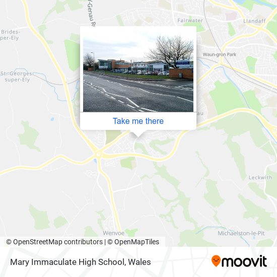 Mary Immaculate High School map