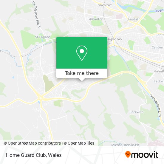 Home Guard Club map