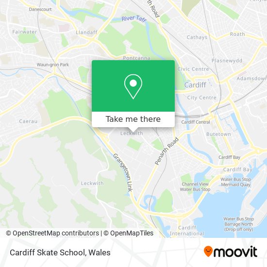 Cardiff Skate School map