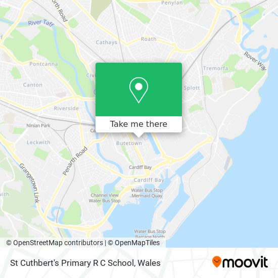 St Cuthbert's Primary R C School map