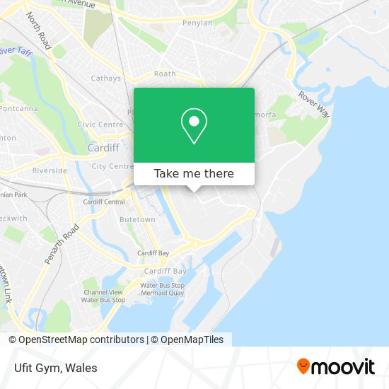 Ufit Gym map