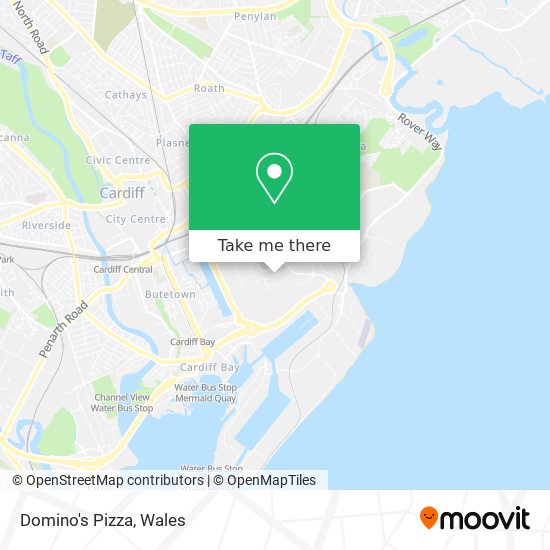 Domino's Pizza map