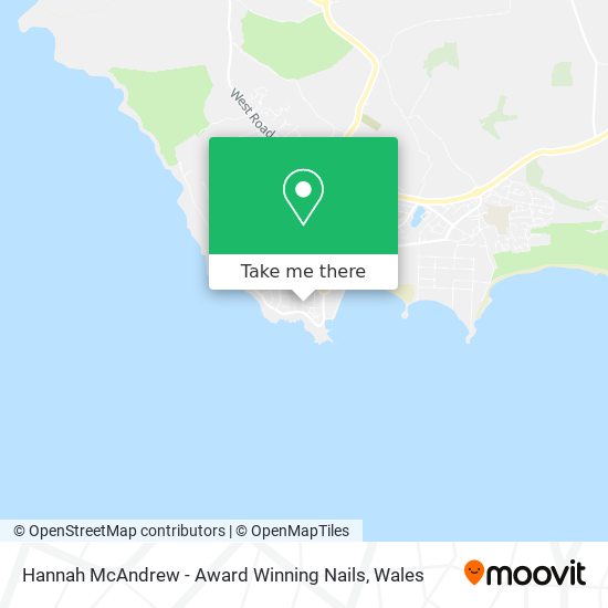 Hannah McAndrew - Award Winning Nails map