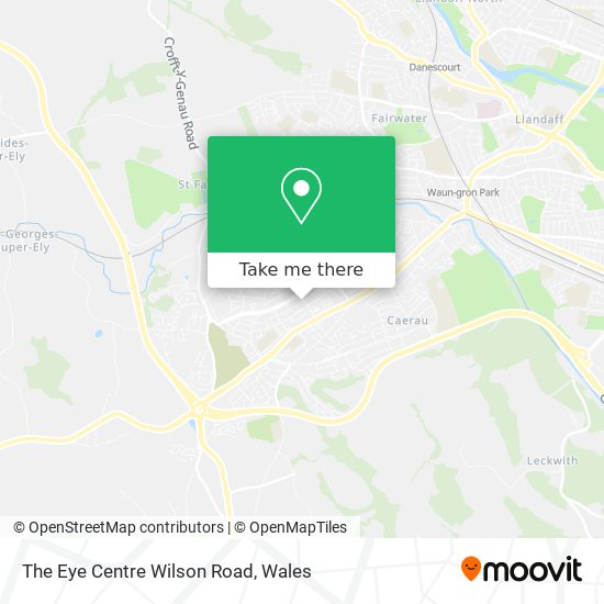 The Eye Centre Wilson Road map
