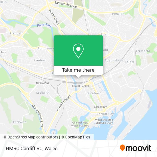 HMRC Cardiff RC map