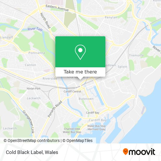 Cold Black Label map