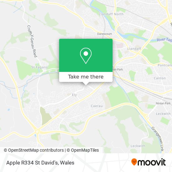 Apple R334 St David's map