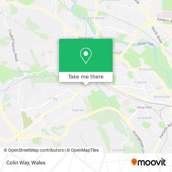 Colin Way map