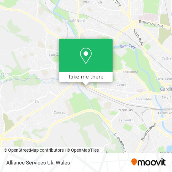 Alliance Services Uk map