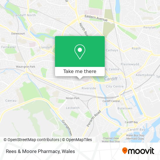 Rees & Moore Pharmacy map