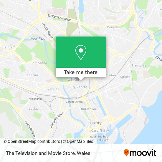 The Television and Movie Store map