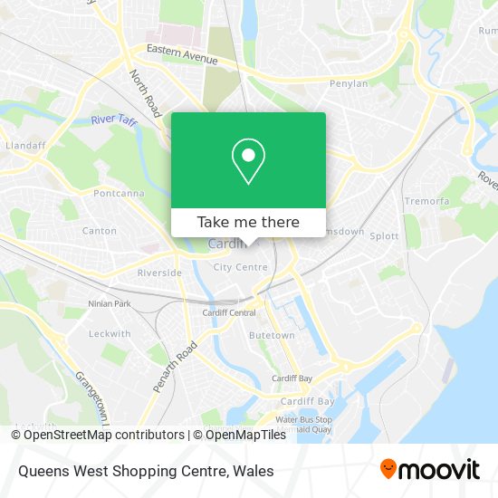 Queens West Shopping Centre map