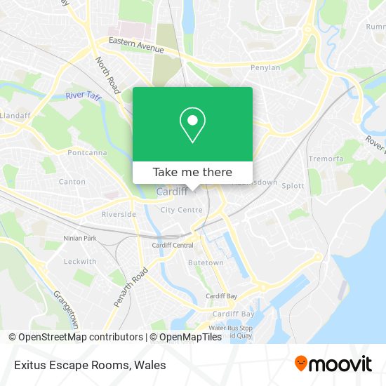 Exitus Escape Rooms map