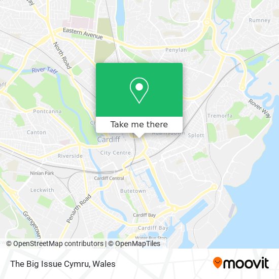 The Big Issue Cymru map
