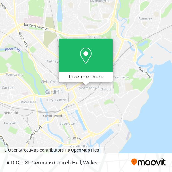 A D C P St Germans Church Hall map
