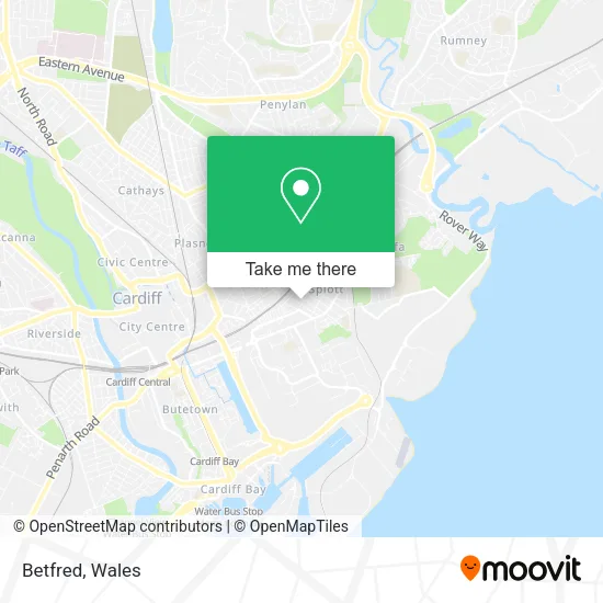 Betfred map