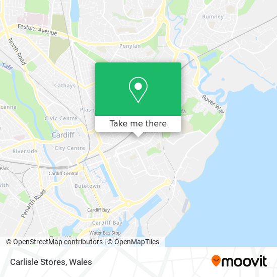 Carlisle Stores map
