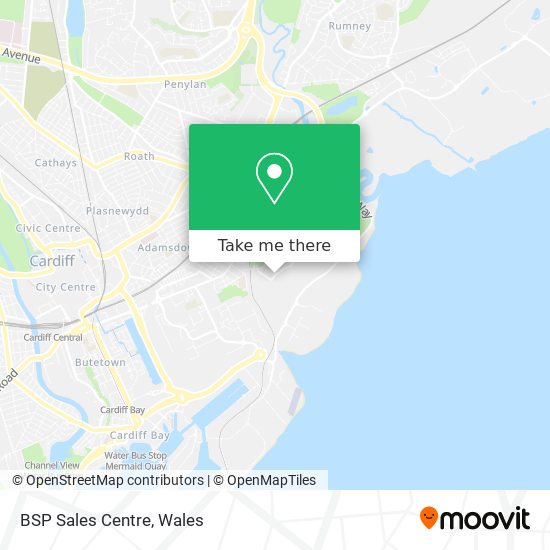 BSP Sales Centre map