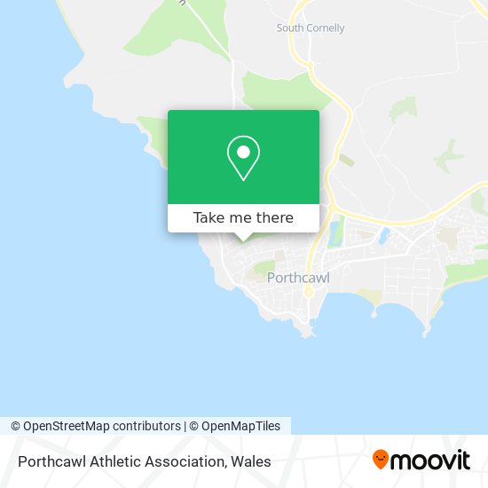 Porthcawl Athletic Association map
