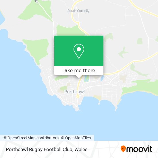 Porthcawl Rugby Football Club map