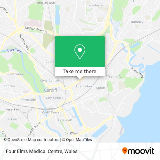 Four Elms Medical Centre map