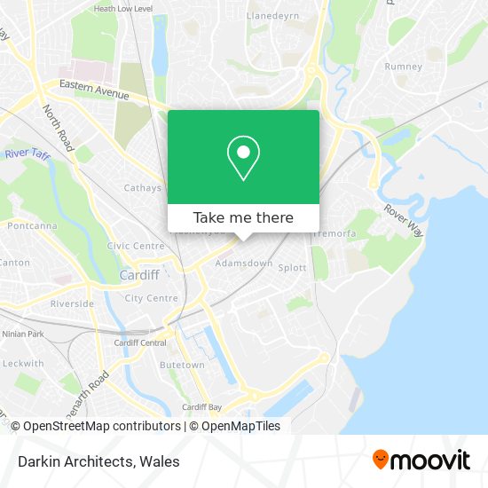 Darkin Architects map