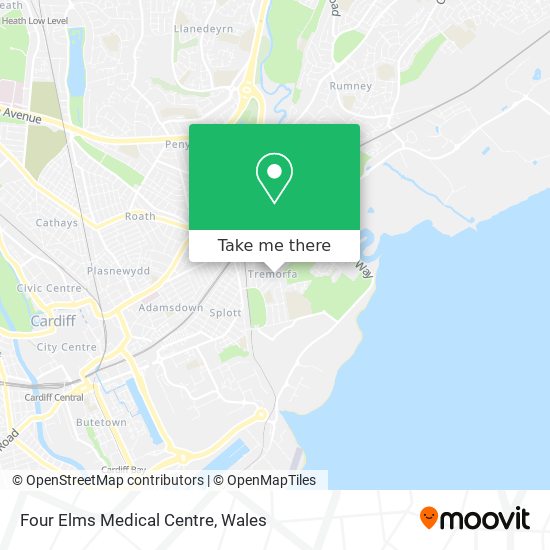 Four Elms Medical Centre map
