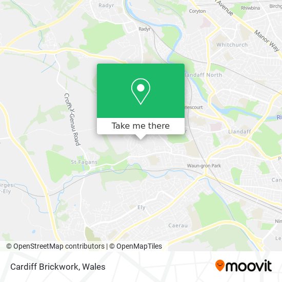 Cardiff Brickwork map