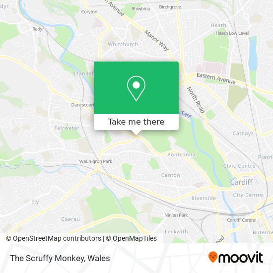 The Scruffy Monkey map