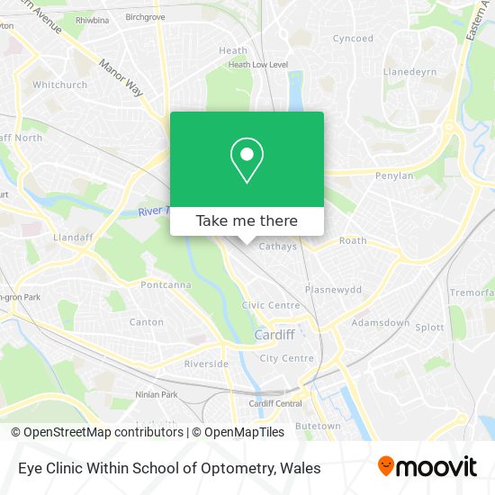 Eye Clinic Within School of Optometry map