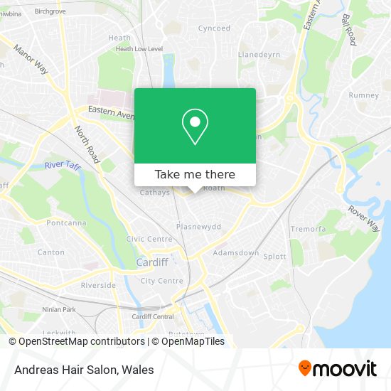 Andreas Hair Salon map