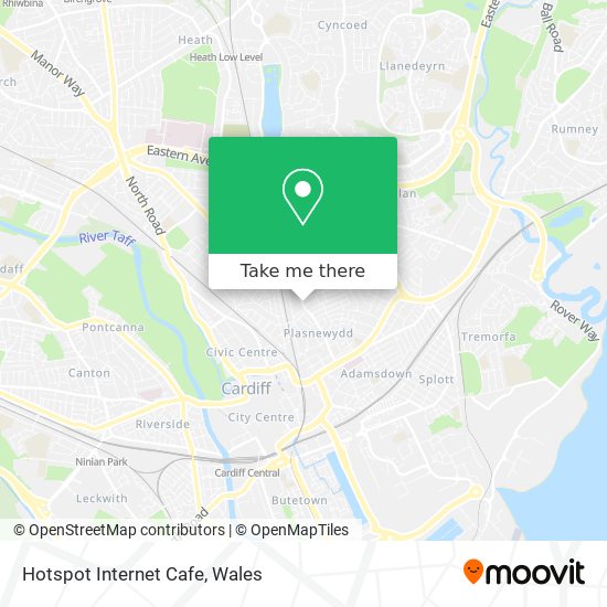 Hotspot Internet Cafe map