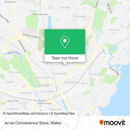 Arran Convenience Store map