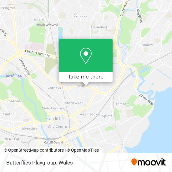 Butterflies Playgroup map