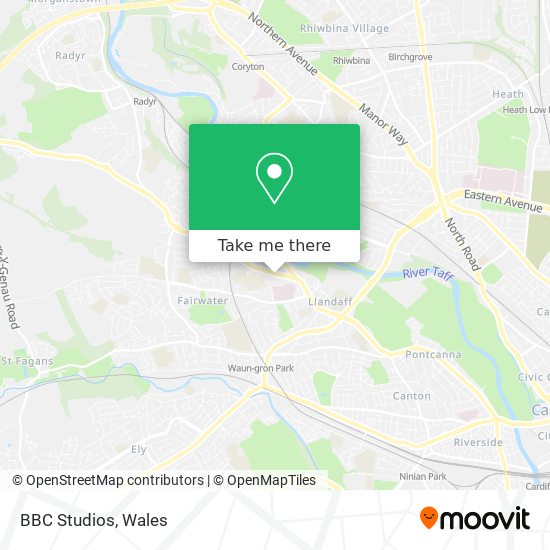 BBC Studios map