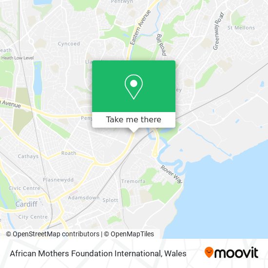 African Mothers Foundation International map