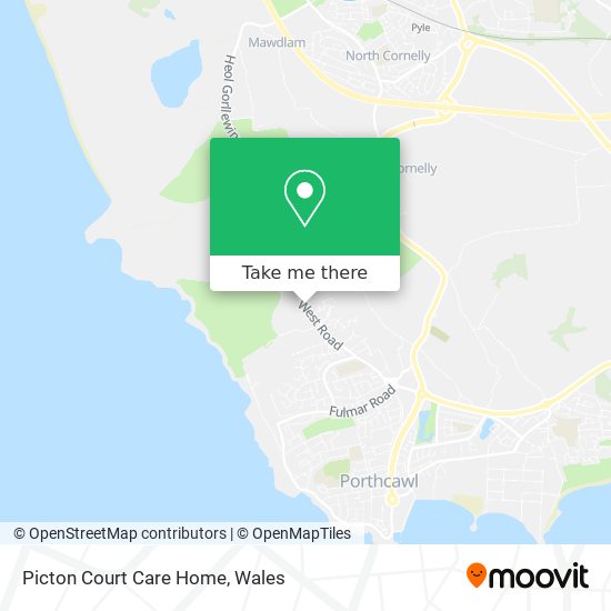 Picton Court Care Home map