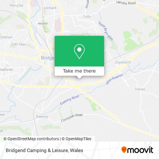 Bridgend Camping & Leisure map