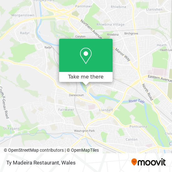 Ty Madeira Restaurant map