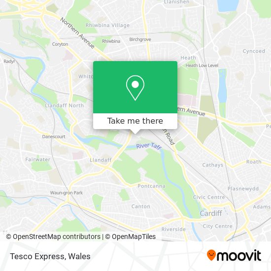 Tesco Express map