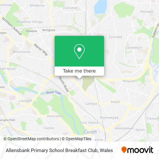 Allensbank Primary School Breakfast Club map