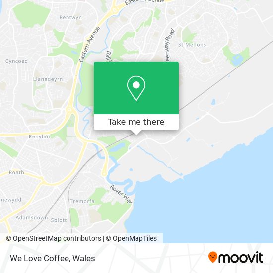 We Love Coffee map