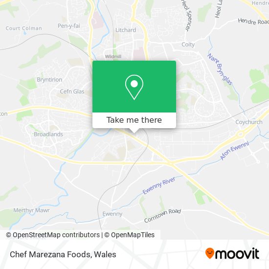 Chef Marezana Foods map