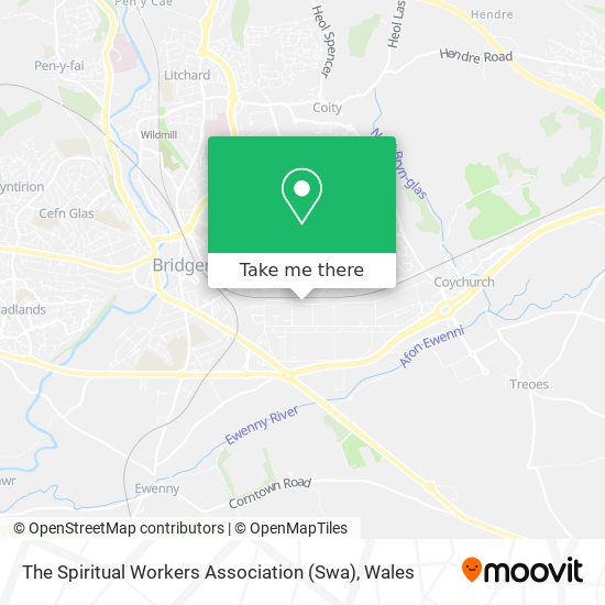 The Spiritual Workers Association (Swa) map