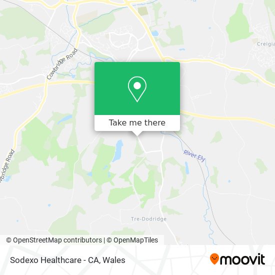 Sodexo Healthcare - CA map