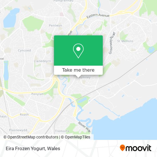 Eira Frozen Yogurt map